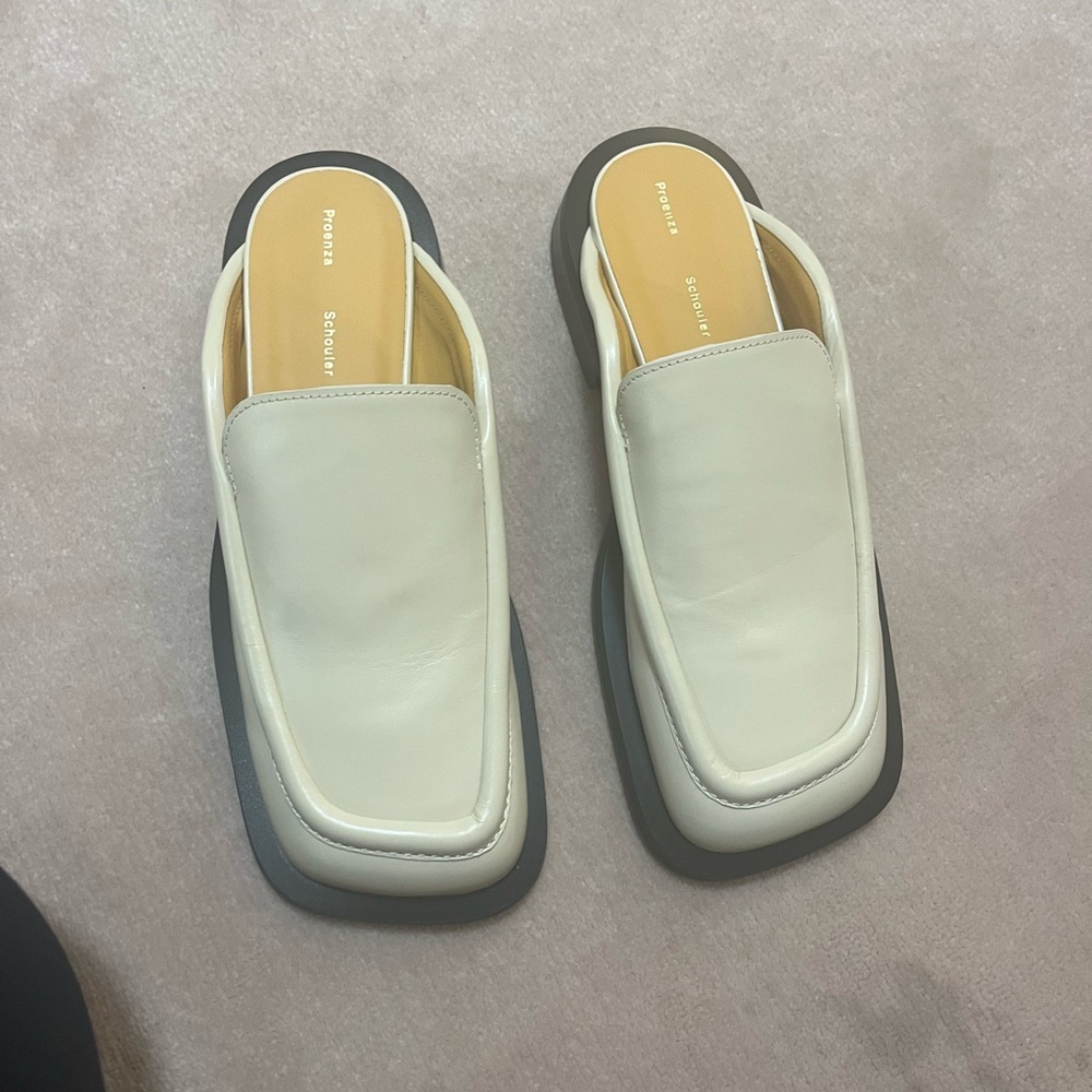 Proenza Schouler Square loafer mules- 40